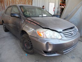 2003 Toyota Corolla Gray 1.8L AT #Z24733